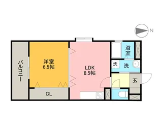 フェリーチェ【3階】の間取り