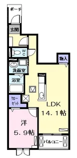 IT・PLACE Ⅱ【1階】の間取り