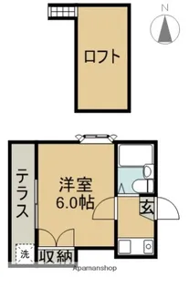 パレス柴田【1階】の間取り