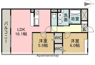 グレイスⅤ【2階】の間取り