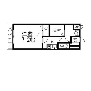 シェソワPART.1【1階】の間取り
