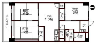 横井ビル【403号室】の間取り