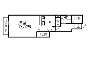 アルディヒロ【102号室】の間取り