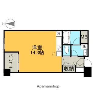 グラン・アベニュー栄【7階】の間取り