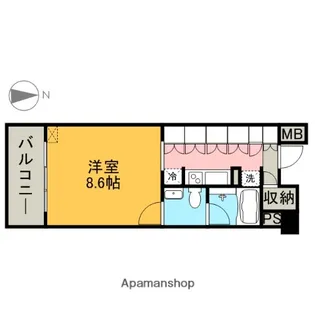 グラン・アベニュー栄【5階】の間取り