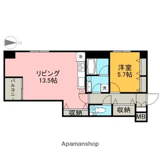 グラン・アベニュー栄【7階】の間取り