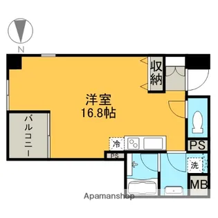 グラン・アベニュー栄【4階】の間取り