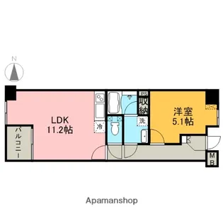 グラン・アベニュー栄【2階】の間取り