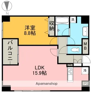 グラン・アベニュー栄【12階】の間取り