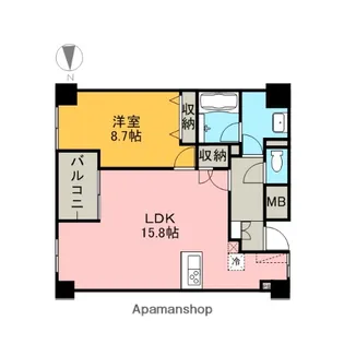 グラン・アベニュー栄【10階】の間取り