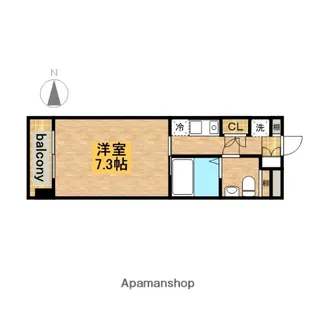 YS上前津【1階】の間取り