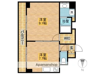 CASONE ASSO(カゾーネアッソ)【2階】の間取り