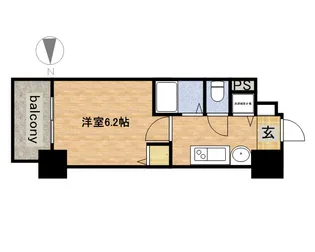 1Kの間取り画像