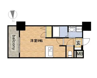 1Rの間取り画像