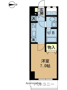 プロシード金山【4階】の間取り