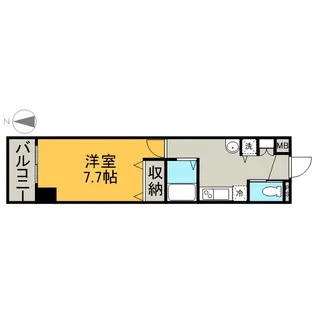 グランツ丸の内【3階】の間取り