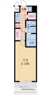 セノアタワー泉【9階】の間取り