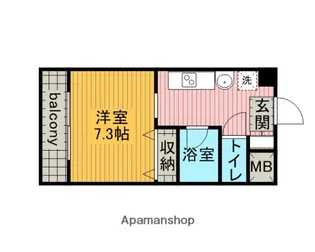 アベニュー大宝【4階】の間取り
