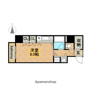 S−FORT桜山(旧サムティ桜山RESIDENCE)【4階】の間取り
