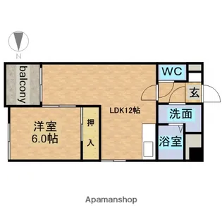 アーク上前津ビル【6階】の間取り