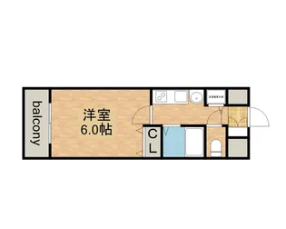 プレサンス久屋大通公園サウス【0708号室】の間取り