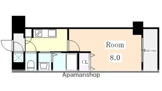 リアライズ松原(willDo松原)【9階】の間取り