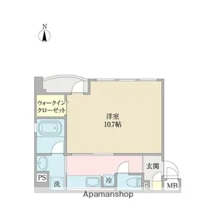 ラ・マルネ(LA MARNE)【4階】の間取り