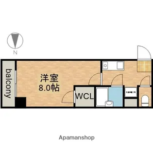 シティーライフ正木【4階】の間取り