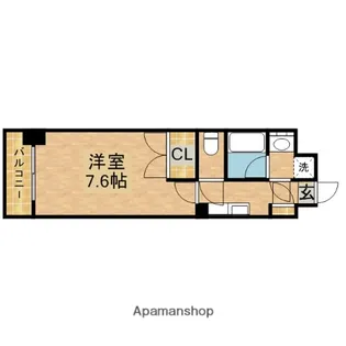 アマーレ葵【7階】の間取り