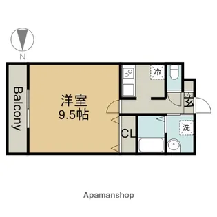 鶴羽之彩(つるはのさい)【2階】の間取り