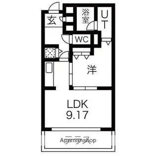 コアプリシード【1階】の間取り