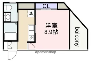 ISM金山【8階】の間取り