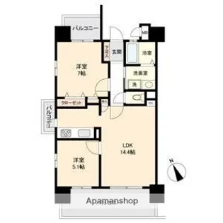 willDo伝馬町【2階】の間取り