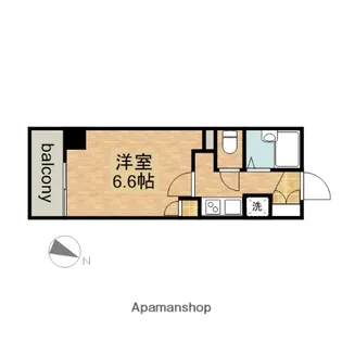 パルティール鶴舞【8階】の間取り