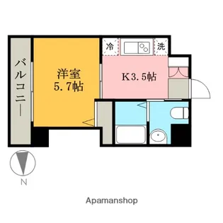 プロビデンス栄南【9階】の間取り