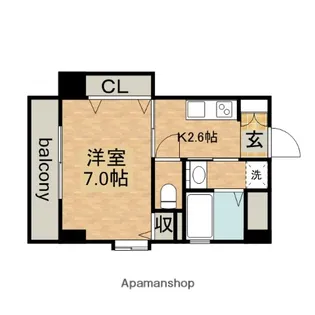 プロビデンス栄南【8階】の間取り