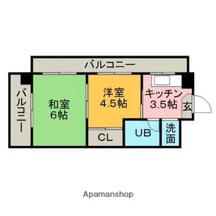 トラスト山王【7階】の間取り