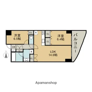 さくらHILLS富士見【10階】の間取り