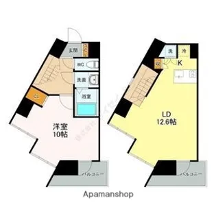 リエス東別院【11階】の間取り