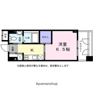 KDX千早レジデンス【10階】の間取り