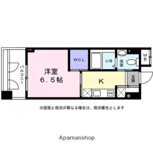 KDX千早レジデンス【7階】の間取り