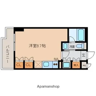 グランルージュ栄2【4階】の間取り