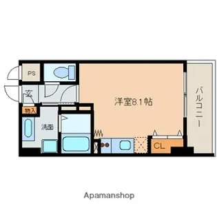 グランルージュ栄 Ⅱ【2階】の間取り