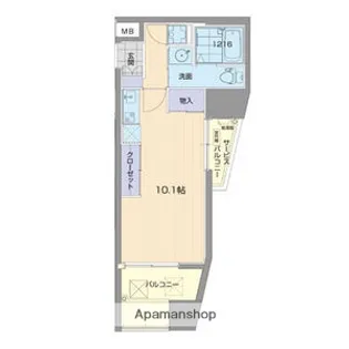 ライブコート千種【10階】の間取り