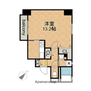 La casa alba due【8階】の間取り