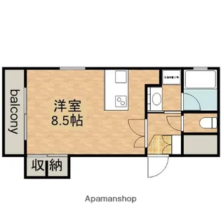 グランエターナ名古屋鶴舞【10階】の間取り