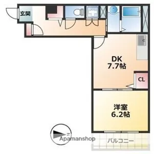 パルテールゴキソ【2階】の間取り