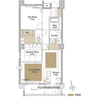 プライムメゾン御器所【5階】の間取り
