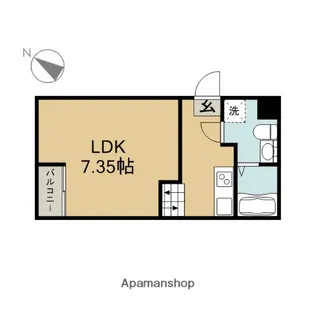 1SDKの間取り画像