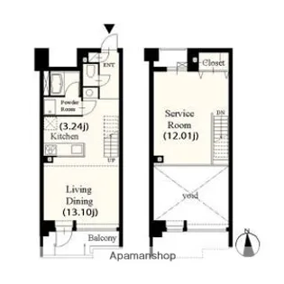 PRECIOUS SITE【3階】の間取り